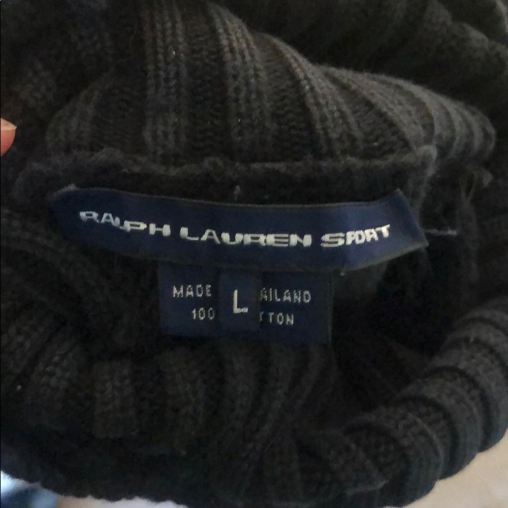 Ralph Lauren black turtleneck sweater